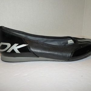 DKNY Black Slip-on Sneaker Wedges